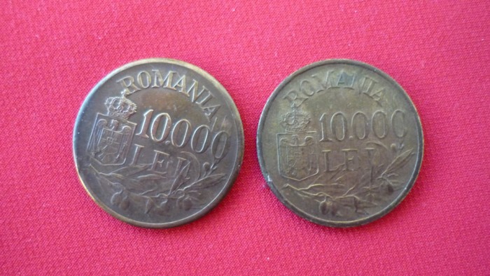 10000 LEI 1947 SIMPLA SI VARIANTA FUM PE L *** (F12)