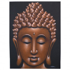 Tablou Buddha - Finisat cu Nisip de Cupru