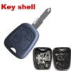 Carcasa Cheie Peugeot 206 2 butoane AutoProtect KeyCars, Oem