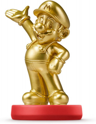 Amiibo Gold Mario Japan ver. Super Smash Bros Wii U 3DS Import foto