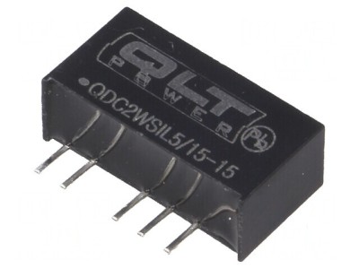 Convertor DC/DC 2W 4,5-5,5V la 15VDC și -15VDC foto