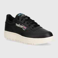 Reebok Classic sneakers din piele Club C culoarea negru, 100074479