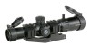 Luneta Airsoft Vector Optics Mustang Gen2 1-4x30 SFP, Reticul Chevron, Montura RIS, Zoom 1-4x, Accesorii Incluse