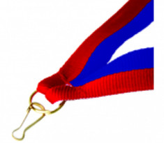 Panglica Rosu-Albastru pentru medalii foto