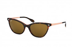 Ochelari de soare Ray-Ban RB 4360 1233/73 top havana on light brown foto