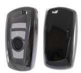 Husa Cheie Smartkey BMW 3 4 Butoane NEAGRA TPU+PC BMW Seria F