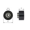 GATES T42070 PowerGrip&reg; Rola ghidare/conducere, curea distributie