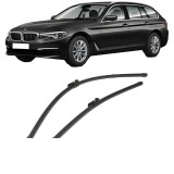 Cumpara ieftin Set stergatoare auto BMW Seria 5 Touring (G31) 2017-2022, pentru parbriz, Valeo Silencio Xtrm