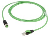 Cablu pentru senzori/automatizări 2m, 4 pini, IP67, M12 - MURRELEKTRONIK
