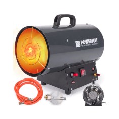 Tun pentru caldura 15KW, incalzitor industrial gaz ardere externa, Powermat