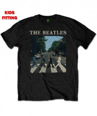 Tricou Copil The Beatles: Abbey Road &amp;amp; Logo foto