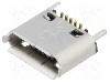 Conector USB B micro, versiune USB 2.0, verticala, GCT - USB3160-30-0170-1-C