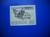 HOPCT TIMBRE SUEDIA MNH 1137 PICTURA PE LEMN SMALAND-1 VAL 1971-NESTAMPILAT