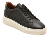 Pantofi sport LOST negri, LST106, din piele naturala