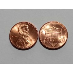 SUA 2017P - 1 cent, circulata