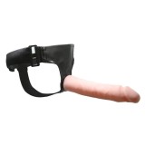 Strap-on Mildred Ultra Passionate cu Dildo, TPR, Natural, 22 cm, Baile