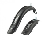 Set 2 aparatori noroi pentru biciclete cu roti 20", culoare negru Cod:AWR2179B