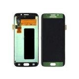 DISPLAY CU TOUCHSCREEN SAM GALAXY S6 EDGE G925 VERDE CU RAMA ORIGINAL