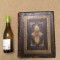 Biblia / Biblie veche , coperta piele, engleza , 1874 , 5 kg , 33 x 27 x 9.5cm