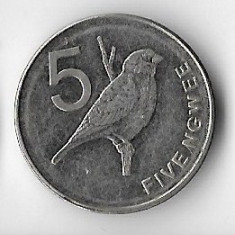 Moneda 5 ngwee 2012 - Zambia