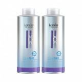 Cumpara ieftin Pachet sampon nuantator pentru par blond, Londa Professional, TonePlex Pearl Blonde, 1000ml x 2 buc.