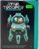 Robot Star Trooper cu sunete si lumini