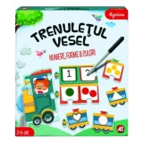 TRENULETUL VESEL NUMERE FORME CULORI