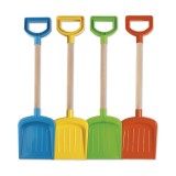 Lopata Mare Nisip Androni Giocattoli, 52cm, Coada Lemn, Plastic, Albastru, Galben, Rosu, Verde