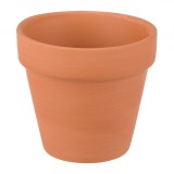 Ghiveci Flori Ceramic, Teracota, Diametru 10cm, &Icirc;nălțime 9cm, Capacitate 0.3L, Oem