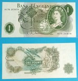 Marea Britanie 1 Pound 1960-78 &#039;Britannia&#039; aUNC serie: H17R 253879 p#374