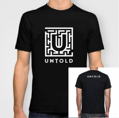 Tricou UNTOLD festival concert party XL negru foto