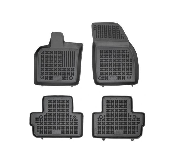 Set covorase auto din cauciuc Volvo C30 an 10.2006-01.2010 / 01.2010-; negre, elastomer, 4 bucati