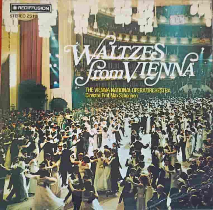 Disc vinil, LP. Waltzes From Vienna-The Vienna National Opera Orchestra