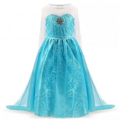 Rochie fetite Disney Elsa ?i Anna, 6 ani, marime 130 foto