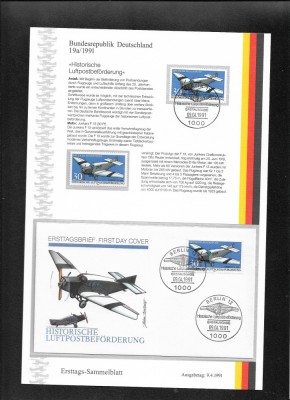 Germania FDC 19a.1991 foto