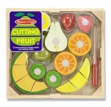 Set fructe lemn pentru taiat - Melissa &amp; Doug