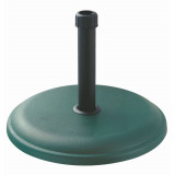 Baza pentru umbrela de gradina 16 kg &Oslash;30 - 35 - 38 mm, 45 x 45 x 5 cm, ciment, verde