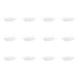 Set Farfurii 12 piese, Farfurii Adanci pentru Paste, Albe, Opal, diametru 28.5 cm