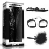 Deluxe Bondage Kit Black III - Set BDSM cu 3 Piese, Orion