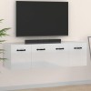 VidaXL Dulapuri de perete 2 buc. alb extralucios 80x36,5x35 cm lemn 3115656