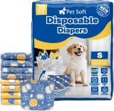 Scutece de unica folosinta pentru caini, ajustabile, femele, S (19-35 CM)