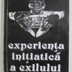 EXPERIENTA INITIATICA A EXILULUI - 46 DE ROMANI SI PRIETENI AI ROMANIEI DIN TARA SI DIN LUME IN DIALOG cu MIHAELA CRISTEA , 1994 , DEDICATIE *