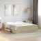 vidaXL Cadru de pat cu sertare stejar sonoma 120x190 cm lemn prelucrat 3280323