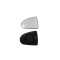 Geam oglinda Mitsubishi Colt (Z30) 05.2004-2012 partea stanga View Max crom asferica cu incalzire