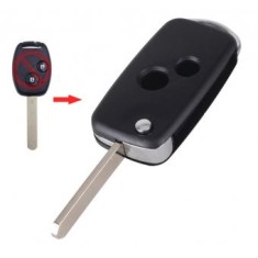 Carcasa cheie Trasnformare briceag Topautochei&reg; pentru Honda Accord CR-V Civic Pilot 2 butoane
