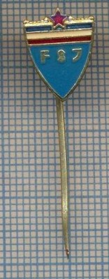 AX 799 INSIGNA - FEDERATIA IUGOSLAVA DE FOTBAL -PENTRU COLECTIONARI foto