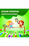 Jocuri sportive - Carte de colorat