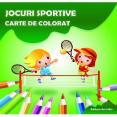 Jocuri sportive - Carte de colorat