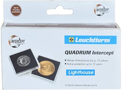 Capsule pentru monede - Leuchtturm Quadrum Intercept - 30 mm foto
