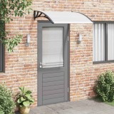 Copertina Usa vidaXL 120x100cm Policarbonat Negru Transparent Protectie Intemperii